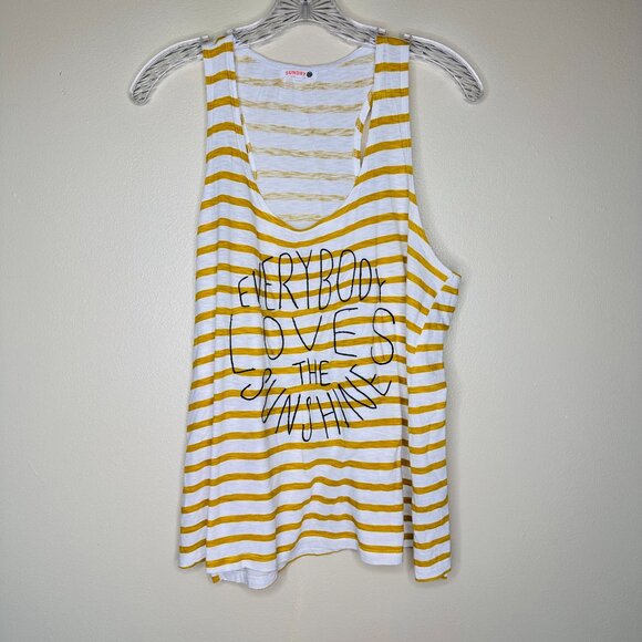 Sundry Tops - Sundry Graphic Tee "Everybody Loves The Sunshine" Size Large (3)